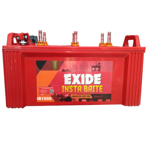 Exide InstaBrite IB1000 100AH Flat Plate Battery