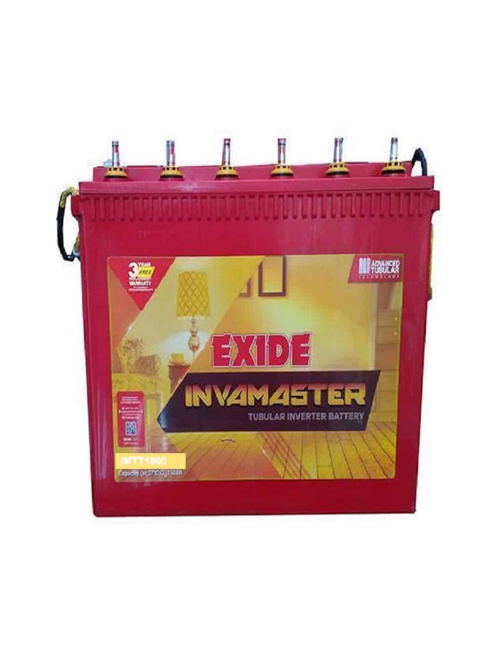 Exide InvaMaster IMTT1800 180AH Tall Tubular Battery – Best