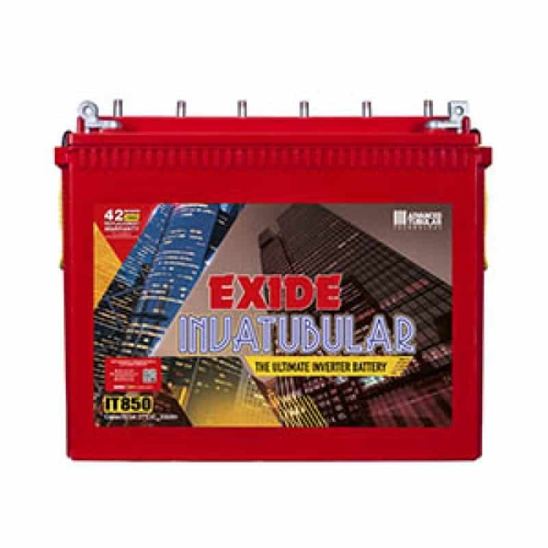 Exide InvaTubular IT750 200AH Tall Tubular Battery Best Inverter for