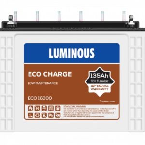 Luminous Eco Charge ECO16000 135AH Tall Tubular Battery