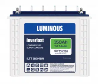 Luminous Inverlast ILTT18048N 150AH Tall Tubular Battery