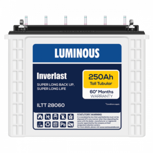 Luminous Inverlast ILTT28060 250AH Tall Tubular Battery