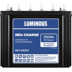 Luminous Neo Charge NEO18024 150AH Tall Tubular Battery