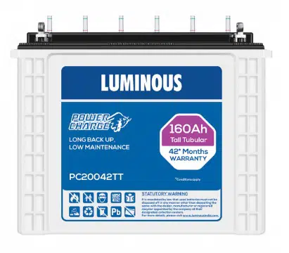 Luminous Power Charge PC20042TT 160AH Tall Tubular Battery